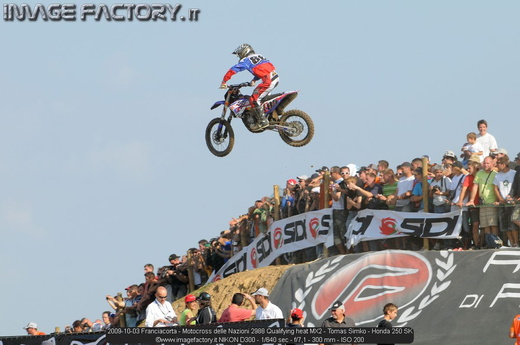 2009-10-03 Franciacorta - Motocross delle Nazioni 2988 Qualifying heat MX2 - Tomas Simko - Honda 250 SK